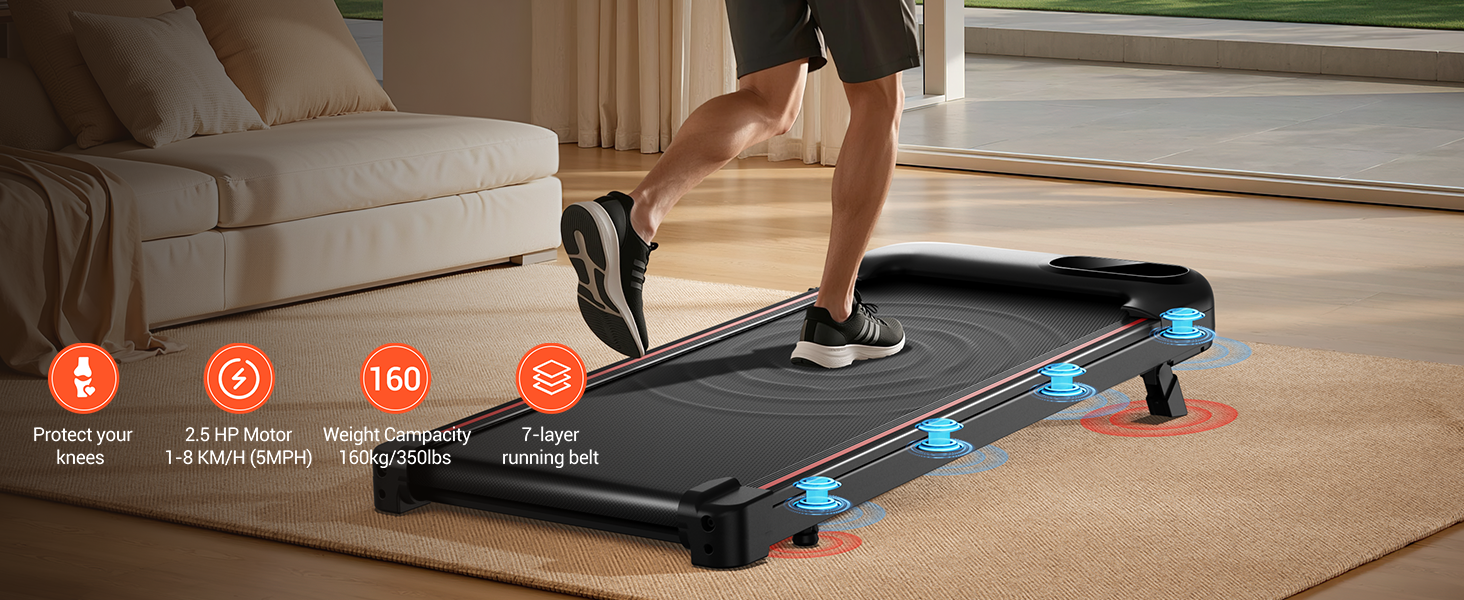 Ergonomic Protection System_Umay U17 4-in-1 Multi-Mode Walking Pad