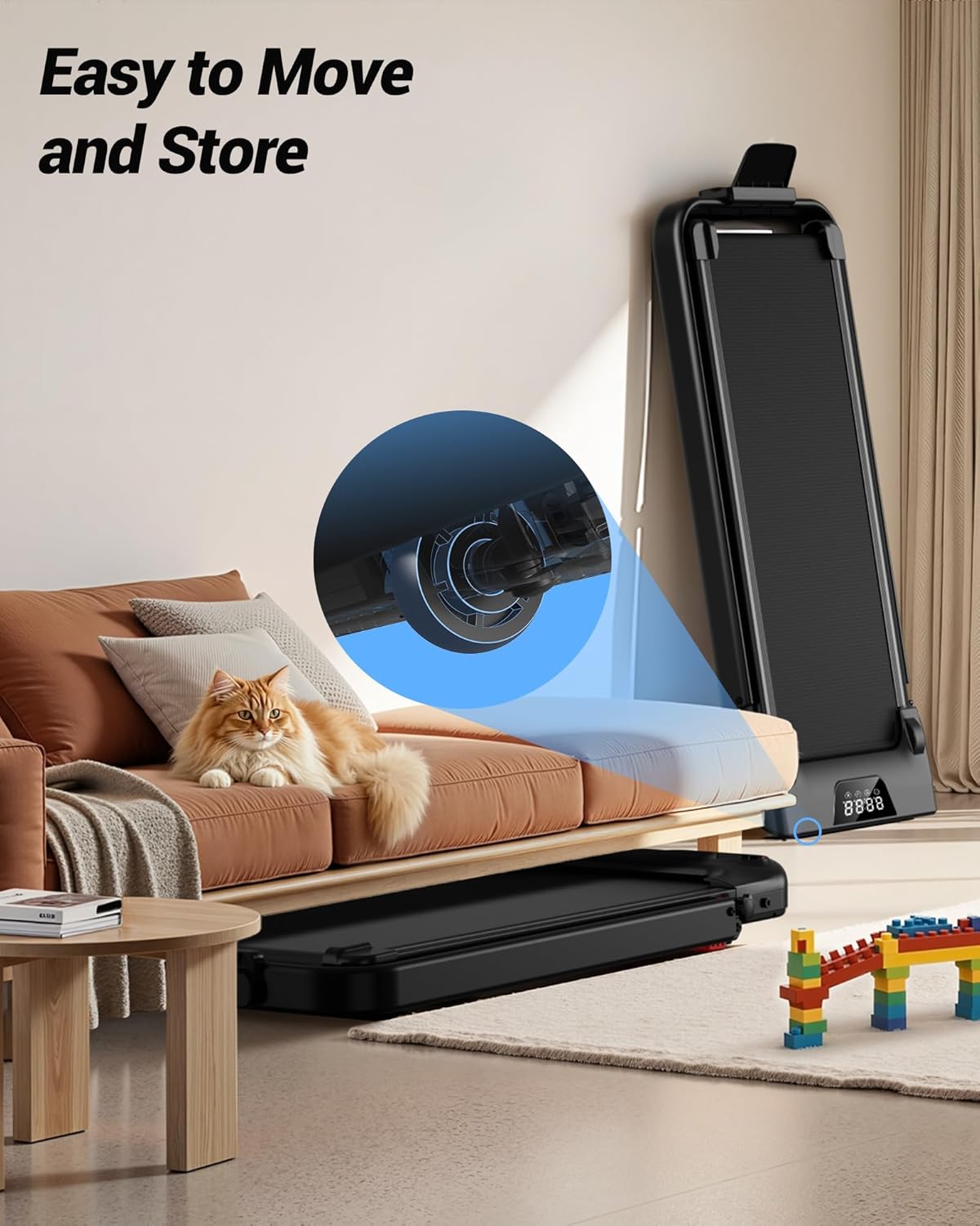 Umay U18F Folding 3-in-1 Walking Pad with 10%/15% Incline 1-10 km/h