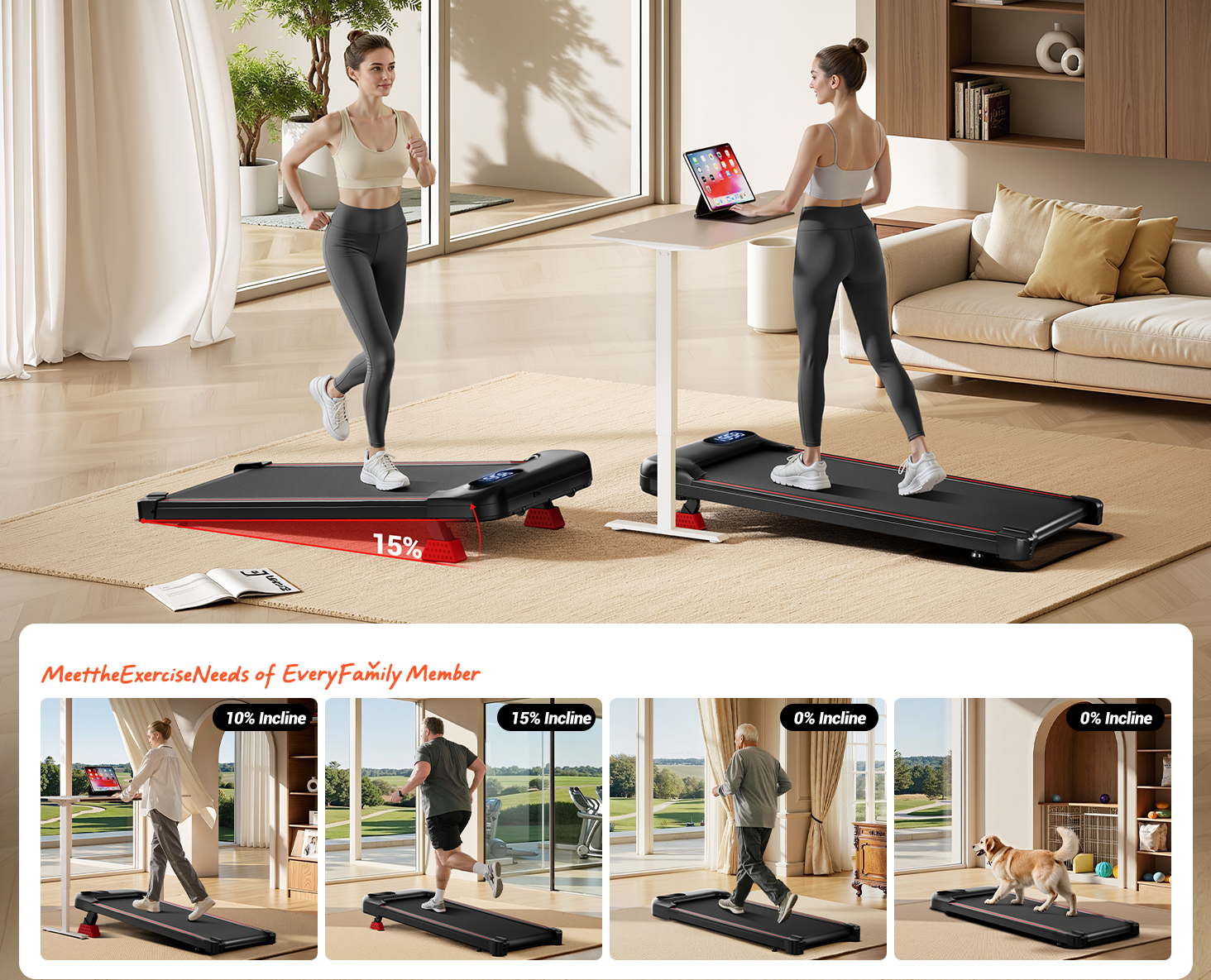 Umay U17 4-in-1 Multi-Mode Walking Pad